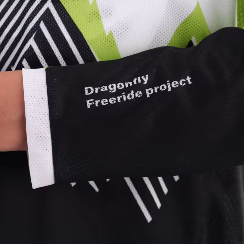 Джерси мужское Dragonfly Black-White 2020, полиэстер, белый/черный, размер XXL