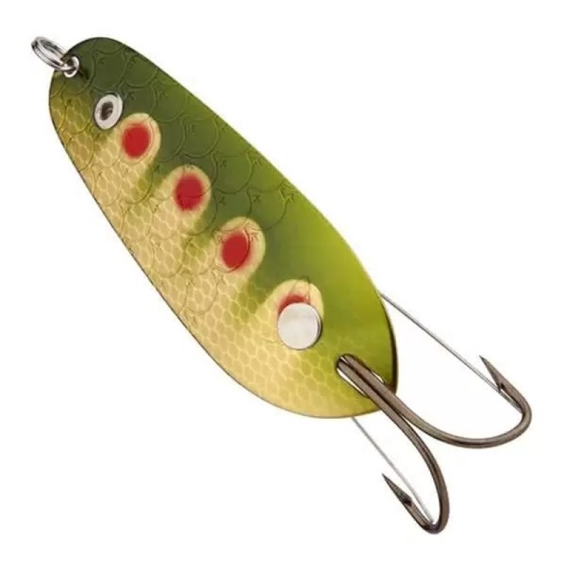 Блесна колеблющаяся Kuusamo Rasanen 70 мм, 20 г, цвет GR/R-B