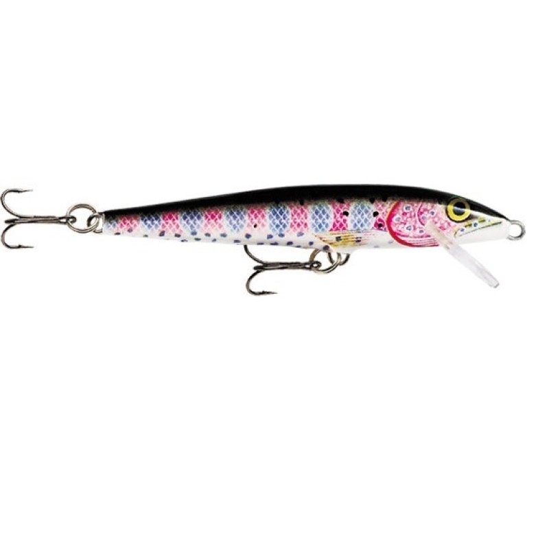 Воблер плавающий Rapala Original Floater F07, 7 см, 4 гр, цвет RT