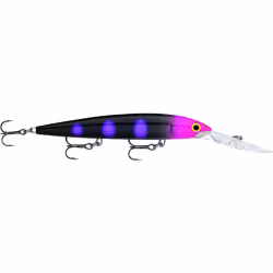 Воблер суспендер (нейтральный) Rapala Downdeep Husky Jerk DHJ14-BLKL, 14 см, 23 г, цвет BLKL