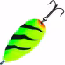 Блесна колеблющаяся Kuusamo Hauki, длина 80 мм, вес 22 г, цвет BL/GR/FYe-S
