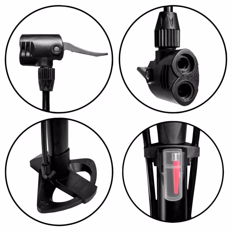 Насос напольный для велосипеда Rapida  GP-5435B УТ00028245