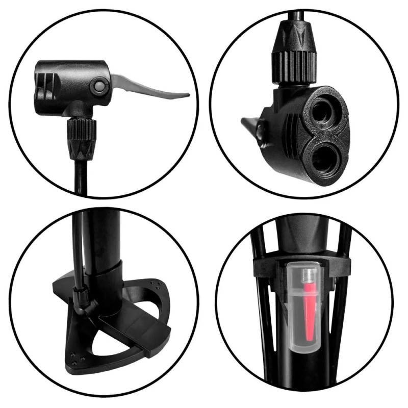 Насос напольный для велосипеда Rapida  GP-5435B УТ00028245