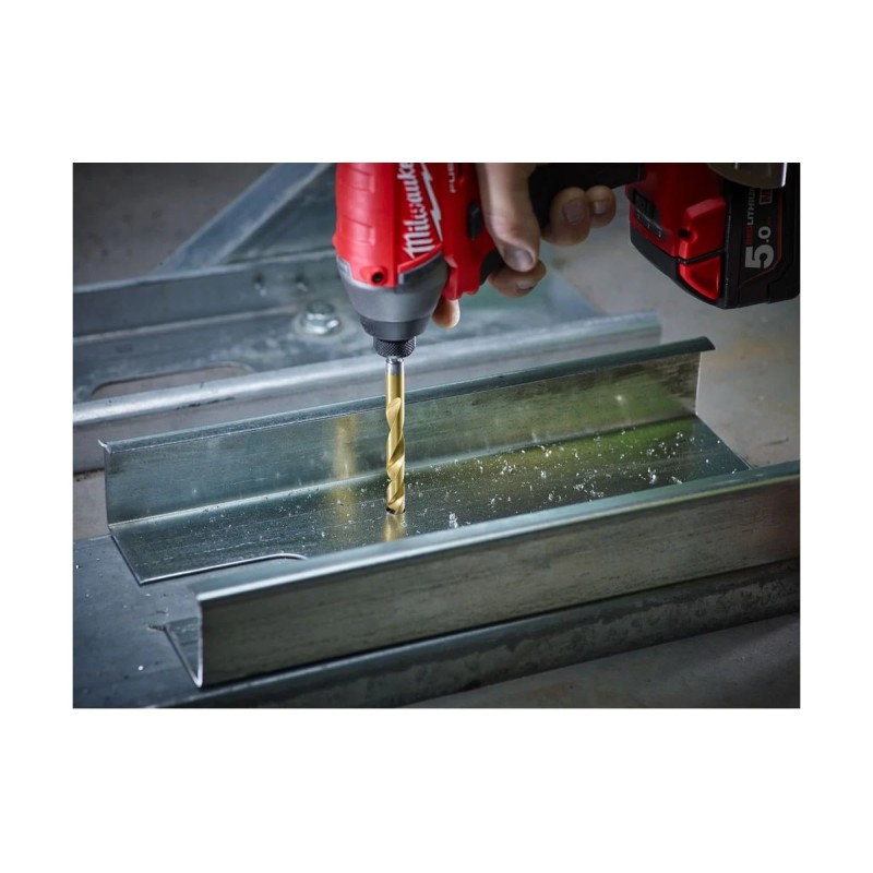 Сверло по металлу RedHEX HSS-TiN Milwaukee 48894714, 6.0х105 мм