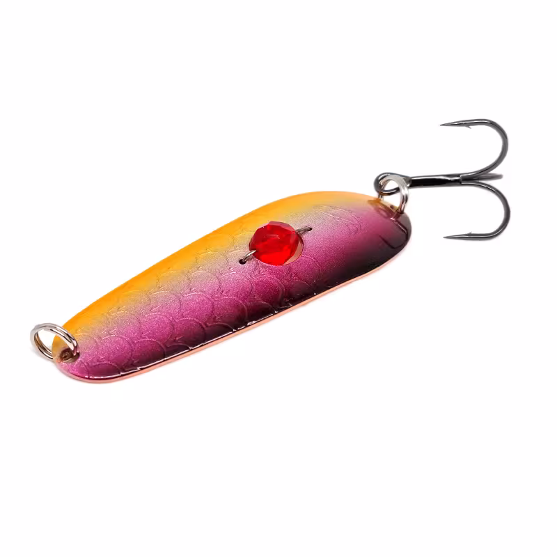 Блесна Kuusamo Rasanen (бусинка), 7 см, 20 гр, цвет  O/S/Pink-C, UV