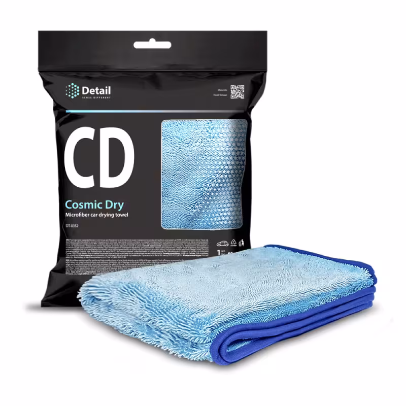 Полотенце из микрофибры для сушки кузова Detail  CD Cosmic Dry DT-0515, 60x90 см