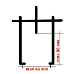 Съемник подшипников двухлапый, раздвижной Дело Мастера 72083, 75 мм