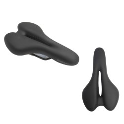 Седло велосипедное Knus KS-2634 MTB Series, 265х168 мм, черный