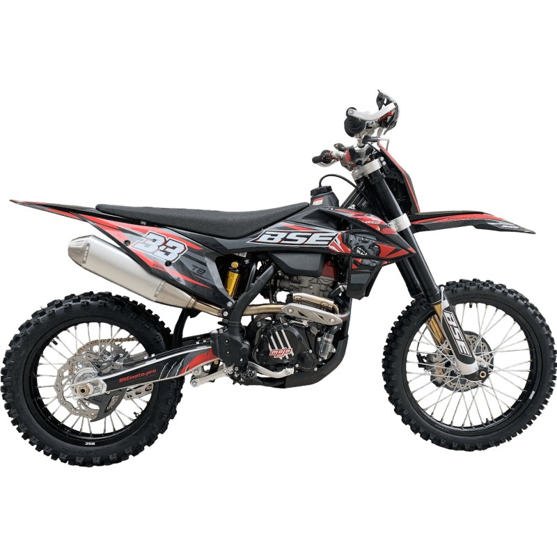 Мотоцикл кроссовый BSE Т8 Red Bear