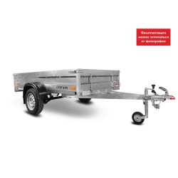 Прицеп бортовой одноосный Спутник PRO ZN 2513/37