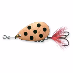 Блесна вращающаяся Kuusamo Kuf-Lippa, с оперением, 4 см, 5 гр, цвет C-BL