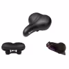 Седло велосипедное Klonk 11511 Elastomer Comfort Series, 243х200 мм, черный