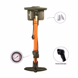 Насос напольный для велосипеда Rapida GP-6138B УТ00025658