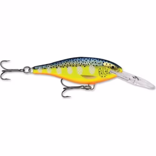 Воблер плавающий Rapala Shad Rap SR09, 90 мм, 15 гр, цвет HS