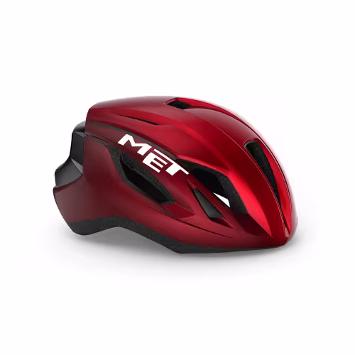 Велошлем Met Strale Metallic Red, красный/черный/белый, размер L, 59-62 см