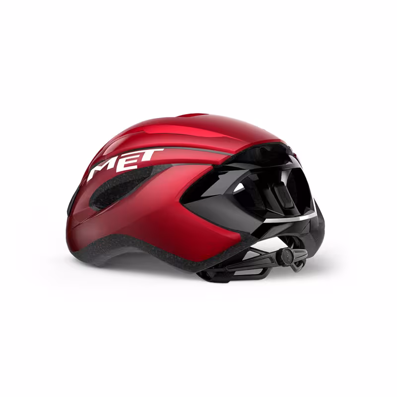 Велошлем Met Strale Metallic Red, красный/черный/белый, размер L, 59-62 см