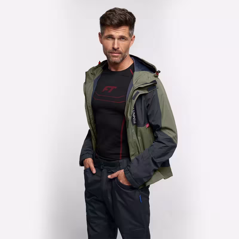 Костюм мужской Finntrail Lightsuit 3503 Khaki, мембрана Hard-Tex, хаки, размер 40-42 (XXS), 155-165 см