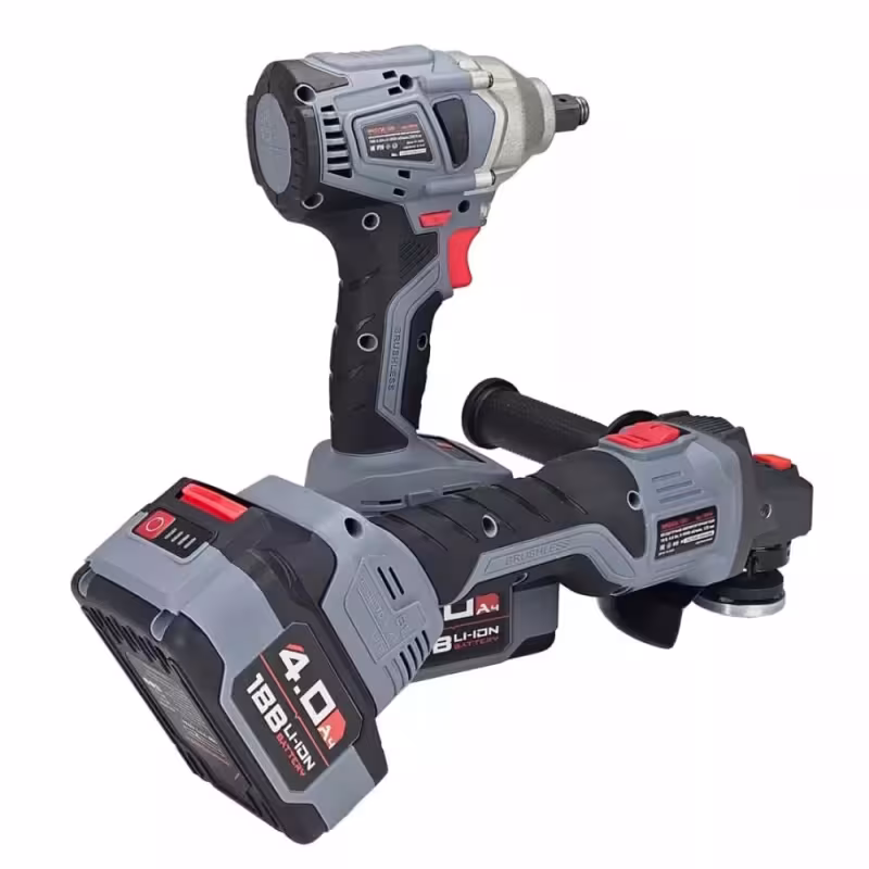 Комплект аккумуляторных инструментов ProfiPower E0092 (УШМ, гайковерт)