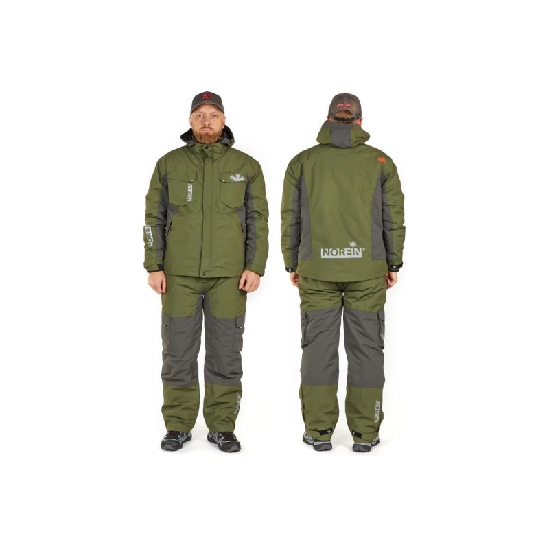 Костюм мужской Norfin Boat Green 01, ткань Nortex Breathable, зеленый, размер 44-46 (S), 171-173 см