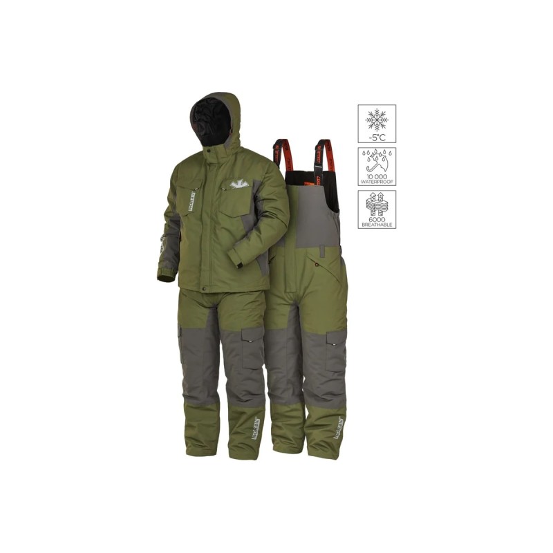 Костюм мужской Norfin Boat Green 02, ткань Nortex Breathable, зеленый, размер 48-50 (M), 172-174 см