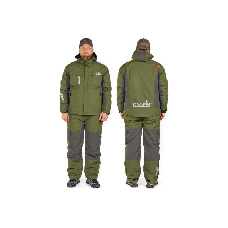 Костюм мужской Norfin Boat Green 03, ткань Nortex Breathable, зеленый, размер 52-54 (L), 173-175 см