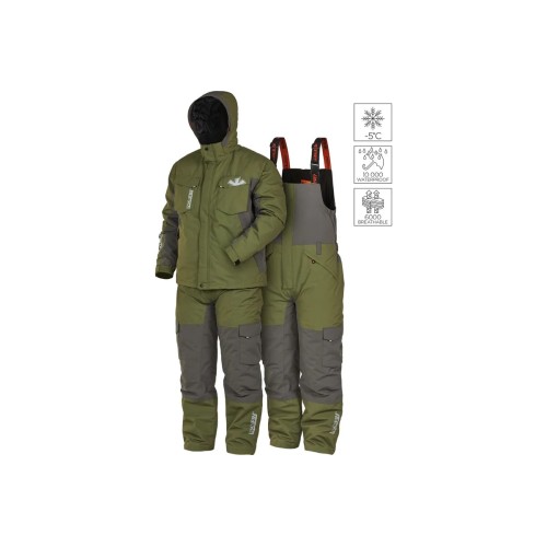 Костюм мужской Norfin Boat Green 04, ткань Nortex Breathable, зеленый, размер 56-58 (XL), 174-176 см