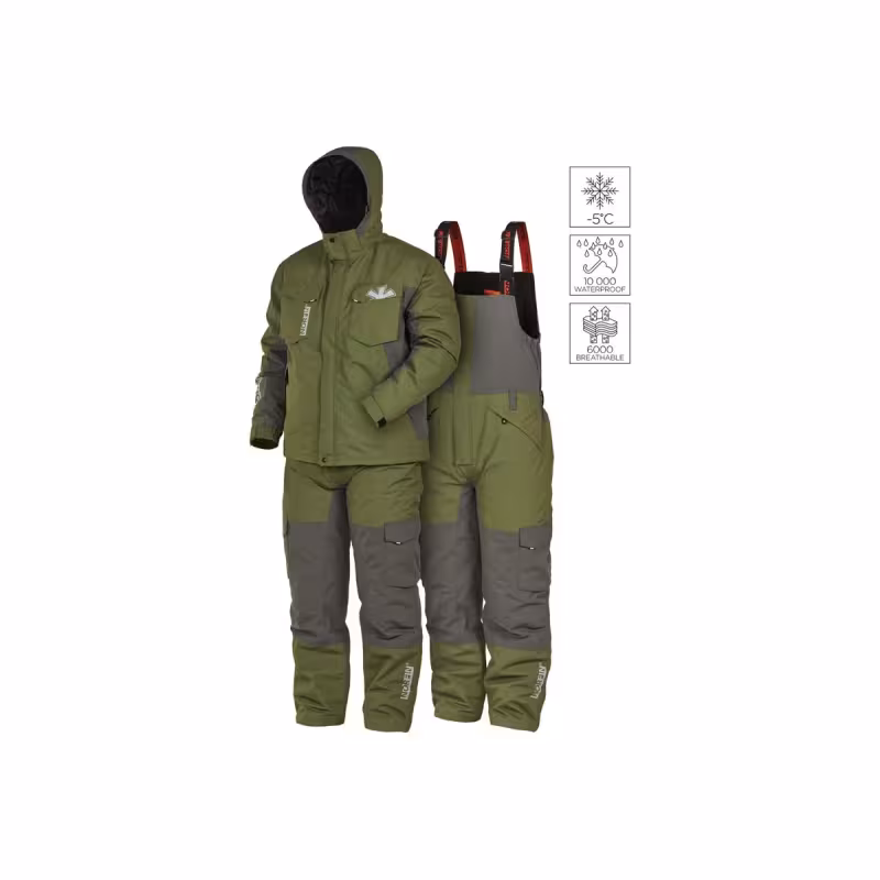 Костюм мужской Norfin Boat Green 05, ткань Nortex Breathable, зеленый, размер 60-62 (XXL), 175-177 см