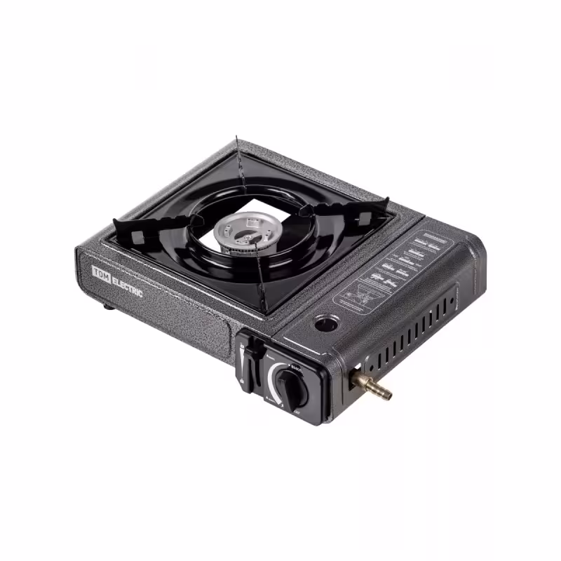 Плитка газовая портативная TDM ГП-2Т, 2 типа подключения