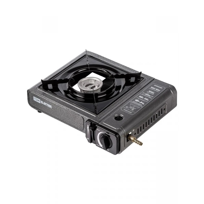 Плитка газовая портативная TDM ГП-2Т, 2 типа подключения