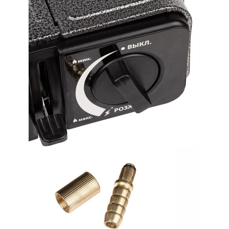 Плитка газовая портативная TDM ГП-2Т, 2 типа подключения