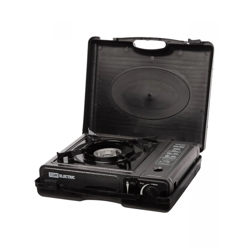 Плитка газовая портативная TDM ГП-2Т, 2 типа подключения