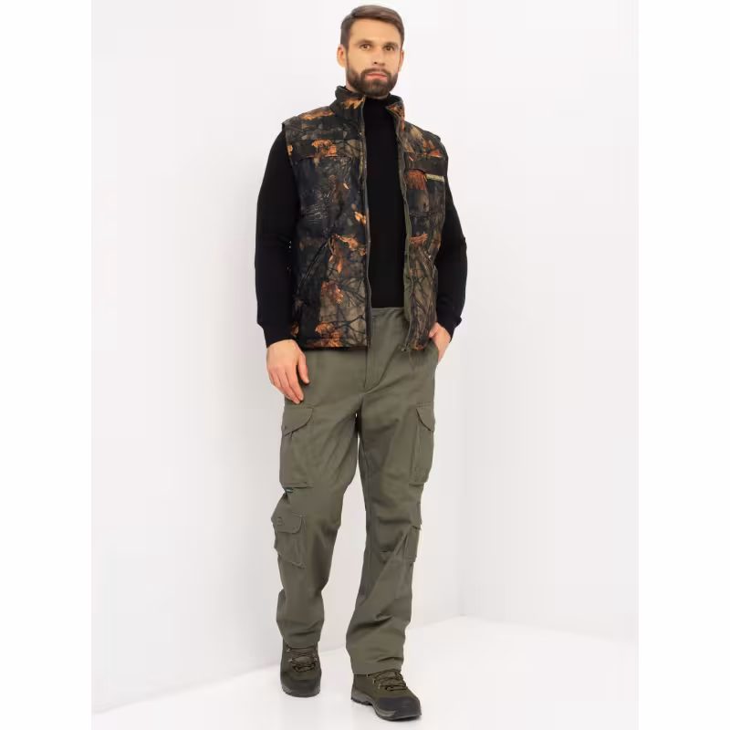 Брюки летние Крафт цвет Хаки ткань Cotton (Размер: 44-46, Рост: 170-176)