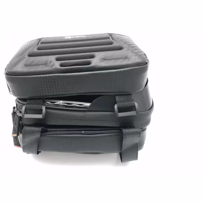 Велосумка на раму Klonk УТ00024143 c отделением для смартфона, двойная, черный