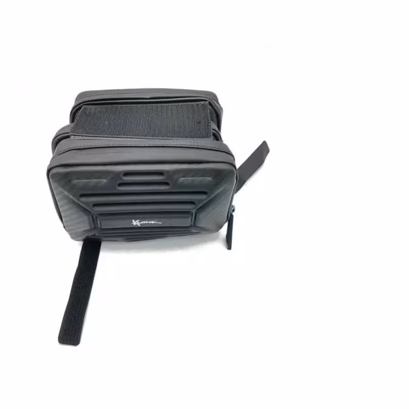 Велосумка на раму Klonk УТ00024143 c отделением для смартфона, двойная, черный