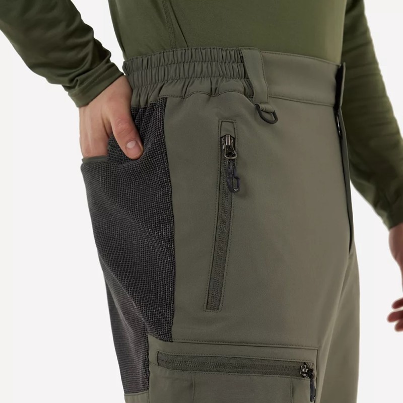 Брюки мужские Finntrail Tactic 4609 Khaki, ткань Софтшелл, хаки, размер 50-52 (L), 175-185 см