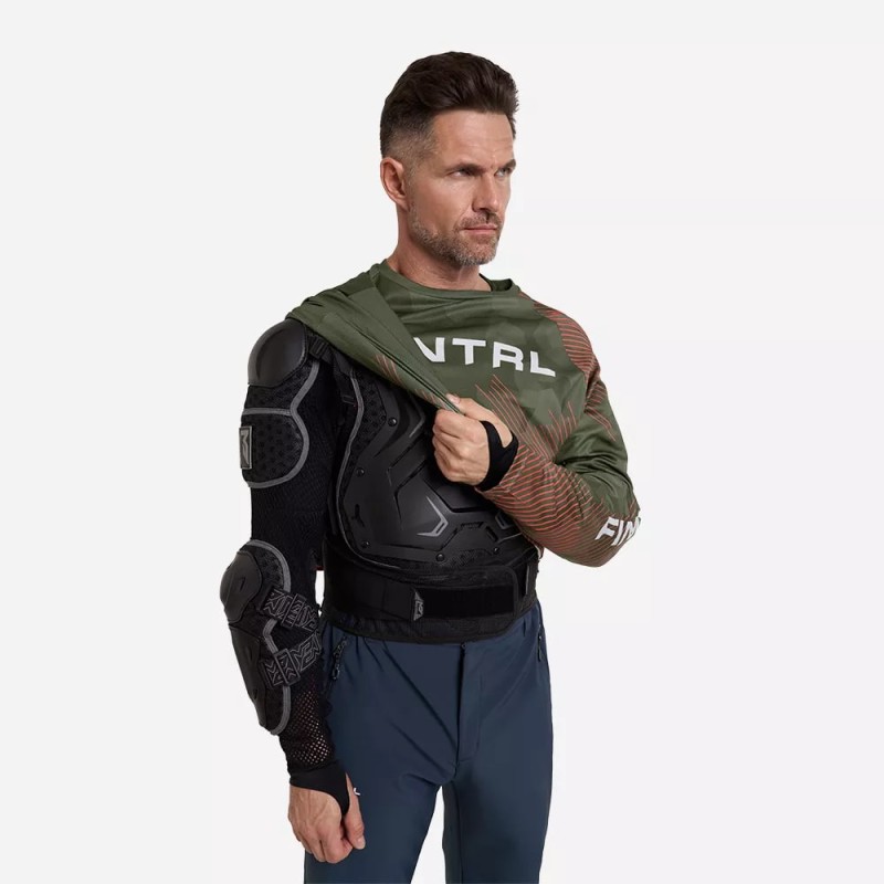 Джерси мужское Finntrail Gravity 6603 Khaki, ткань полиэстер/хлопок, хаки, размер 48-50 (M), 170-180 см