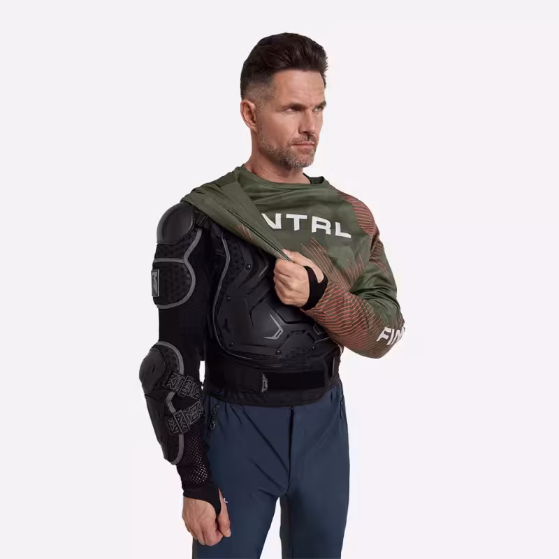 Джерси мужское Finntrail Gravity 6603 Khaki, ткань полиэстер/хлопок, хаки, размер 50-52 (L), 175-185 см