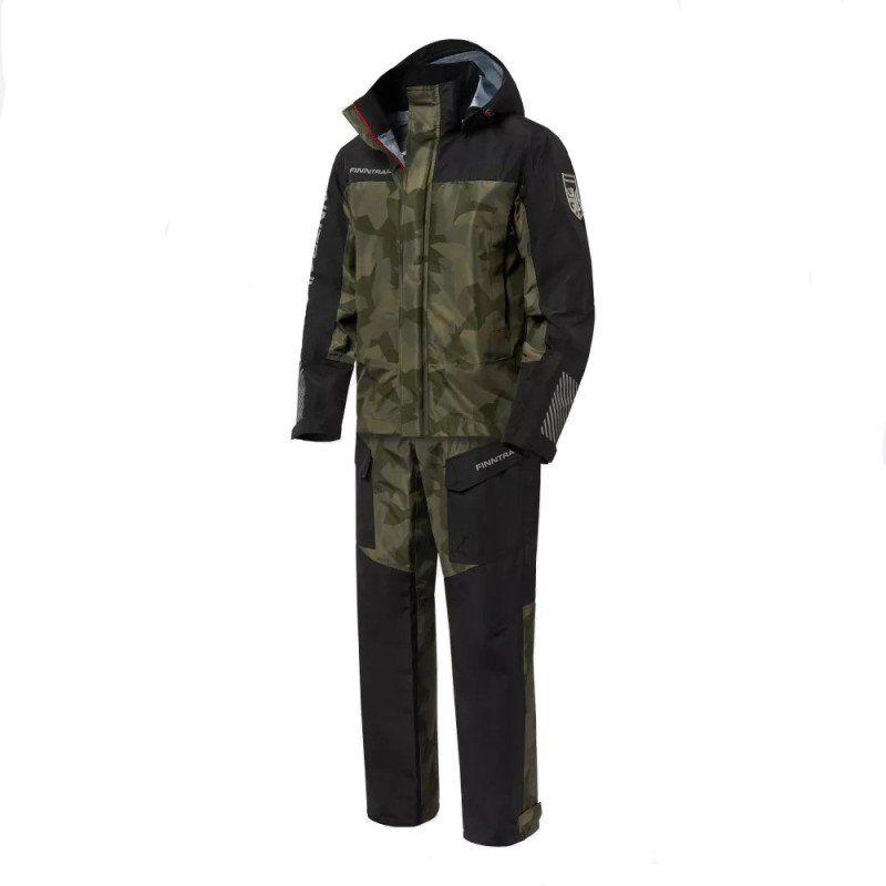 Костюм мужской Finntrail Thor 3420 CamoShadowGreen, мембрана Hard-Tex, зеленый, размер 54-56 (XL), 180-190 см