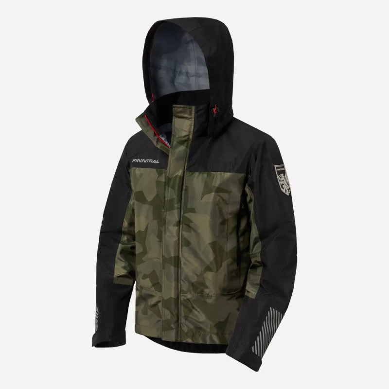 Костюм мужской Finntrail Thor 3420 CamoShadowGreen, мембрана Hard-Tex, зеленый, размер 54-56 (XL), 180-190 см