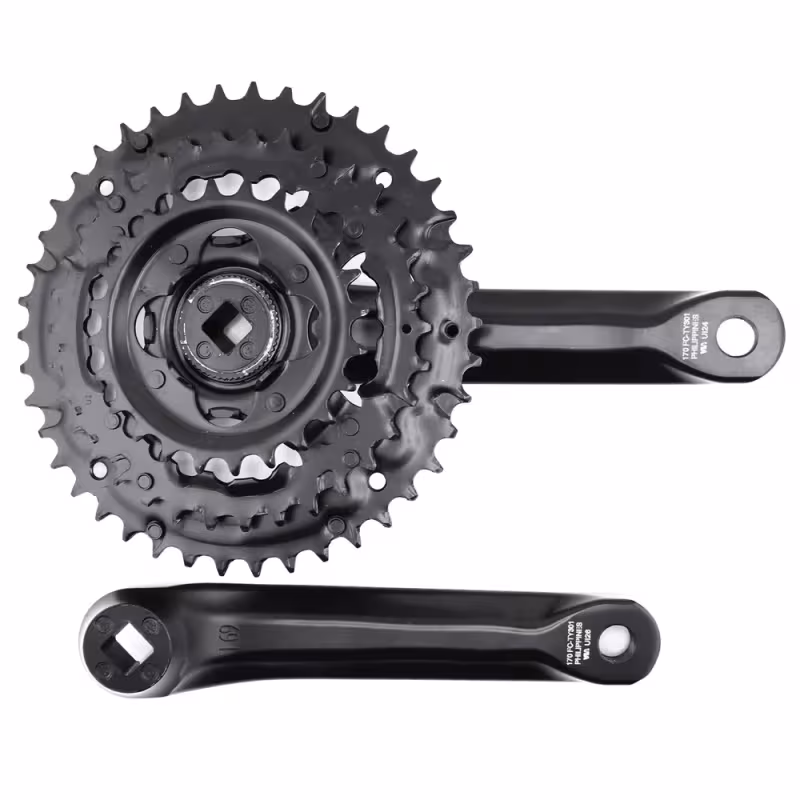 Комплект шатунов Shimano Tourney FC-TY301, 170 мм, 42/34/24T, с защитой