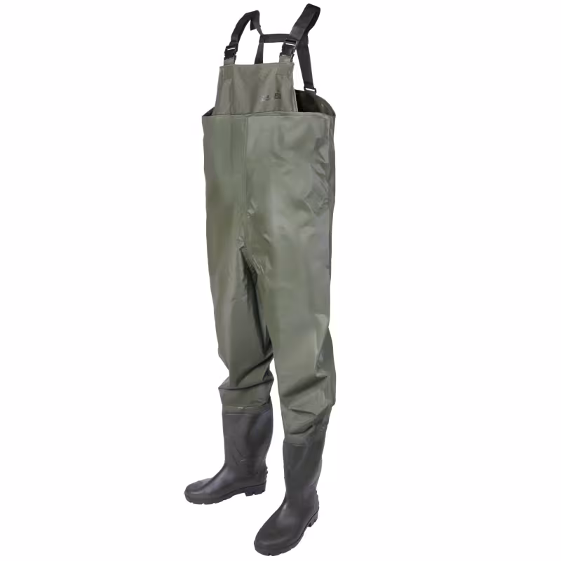 Полукомбинезон-вейдерсы Norfin Lake, ПВХ, хаки, размер 44