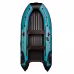 Надувная лодка ПВХ Адмирал 360, НДНД, синий/серый