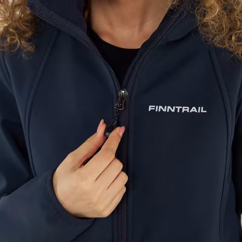 Куртка женская Finntrail Softshell Nitro W 1322 Dark Grey, ткань Софтшелл, темно-серый, размер 42-44 (XS), 155-165 см
