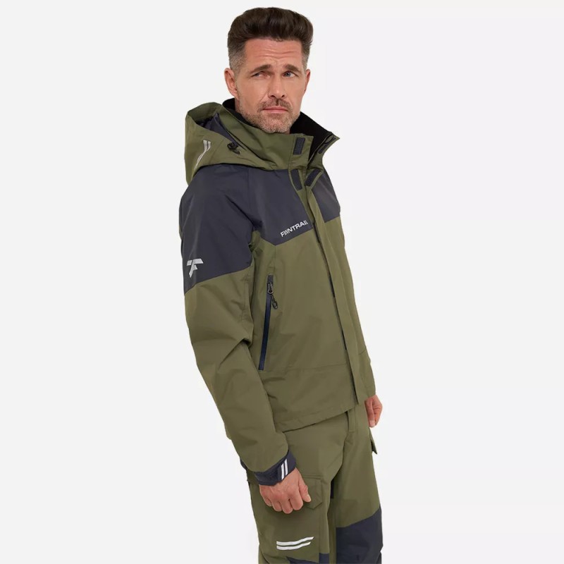 Костюм мужской Finntrail GT 3465 Khaki, мембрана Hard-Tex, хаки, размер 48-50 (M), 170-180 см