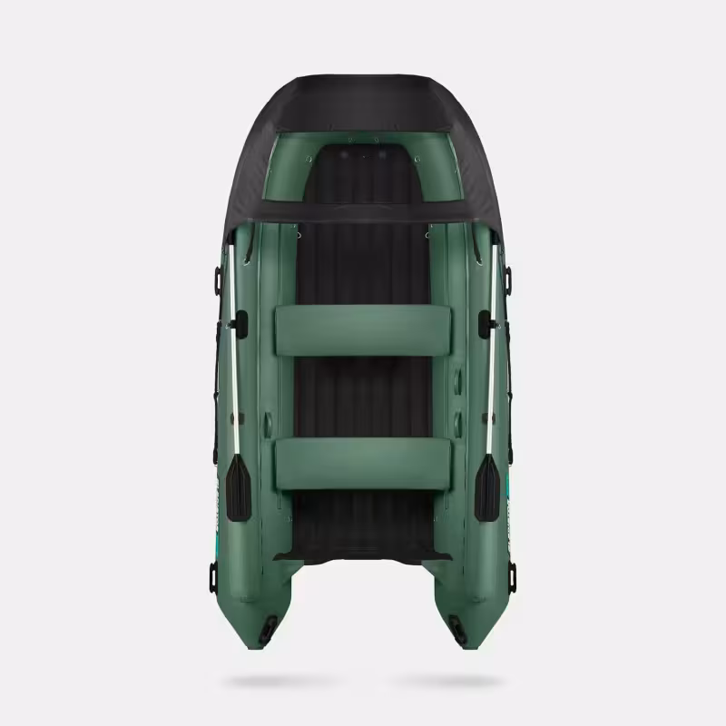 Надувная лодка ПВХ Gladiator E380X, НДНД, зеленый