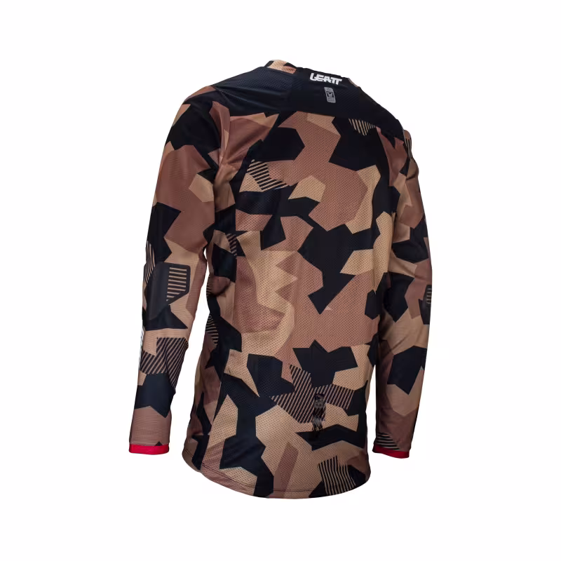 Джерси мужское Leatt Moto 4.5 Enduro Jersey Forge Stone, полиэстер, коричневый камуфляж, размер XL