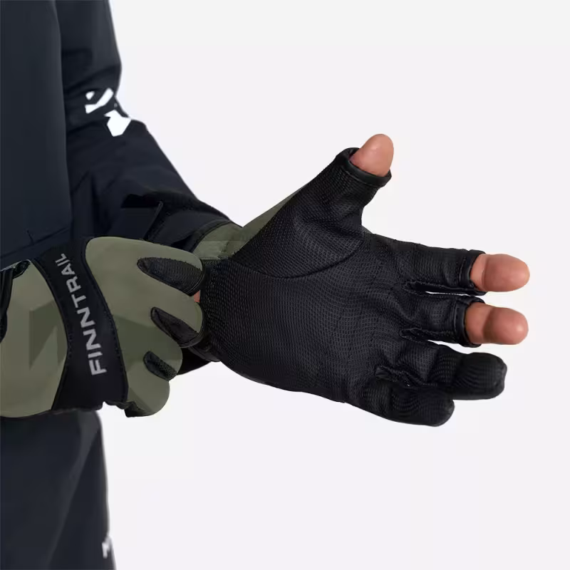 Перчатки Finntrail Neosensor 2730 CamoShadowGreen, неопрен, хаки/черный, размер M