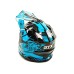Мотошлем детский GTX 632S, черный/синий, размер L