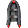 Надувная лодка ПВХ Адмирал 330 CF, НДНД, черный/красный