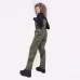 Полукомбинезон-вейдерсы женский Finntrail Rachel 1520, мембрана Hard-Tex, CamoShadowGreen, зеленый, размер SQ/38, 160-170 см